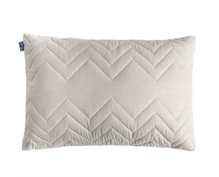 Подушка NORDIC COMFORT+ 50х70 см чохол зі стібкою та блискавкою біла ТМ IDEIA