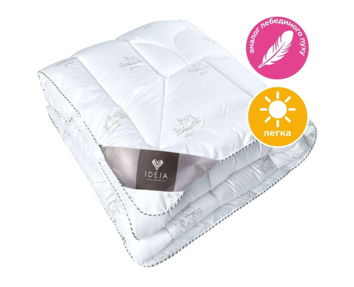 Одеяло Super Soft Classic летнее TM IDEIA 140х210 см аналог лебяжьего пуха