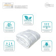 Одеяло Super Soft Classic летнее TM IDEIA 140х210 см аналог лебяжьего пуха