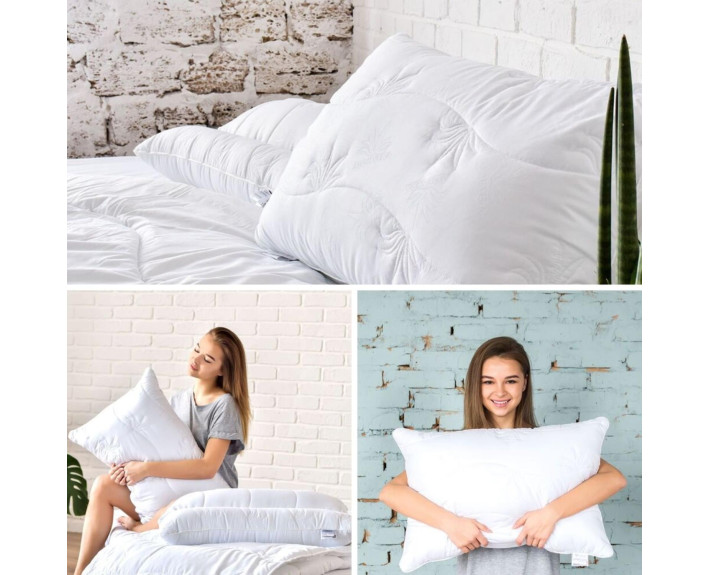 Подушка ALOE VERA 50х70 см с пропиткой алоэ ТМ IDEIA