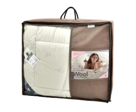 Ковдра Wool Classic вовняна зимова TM IDEIA 140х210 см щіл 300