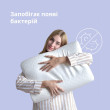 Ортопедическая подушка MEMORY FOAM 59х43х12 см с эффектом памяти ТМ IDEIA