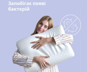 Ортопедическая подушка MEMORY FOAM 59х43х12 см с эффектом памяти ТМ IDEIA