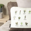 Подушка ДЕКОРАТИВНА CACTUS 35*53 з вишивкою