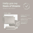 Набор OASIS евро: одеяло 200*220 см 250 г/м² + 2 наволочки стеганые 50*70 см + простынь 220*240 см (серый перламутровый)