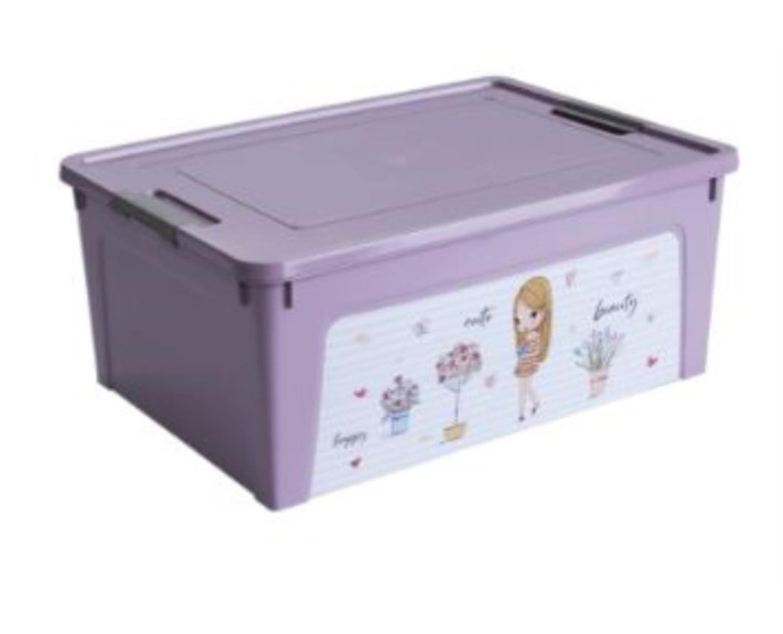 Контейнер "Smart Box" с декором 7,9л (фрезия, Дивчата)