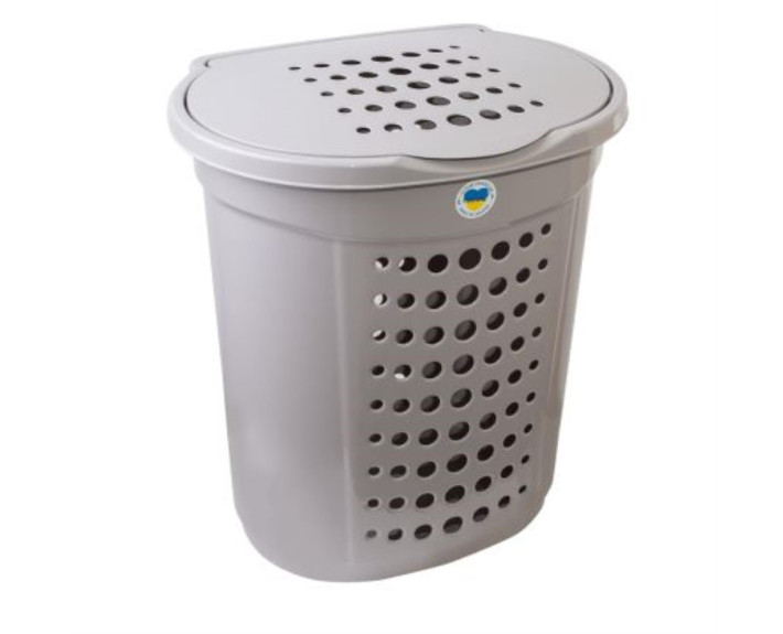 Корзина для белья 60л (какао)