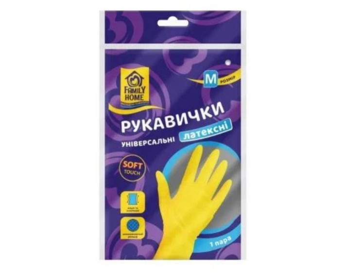 Рукавички госп унів латексні L Family Home