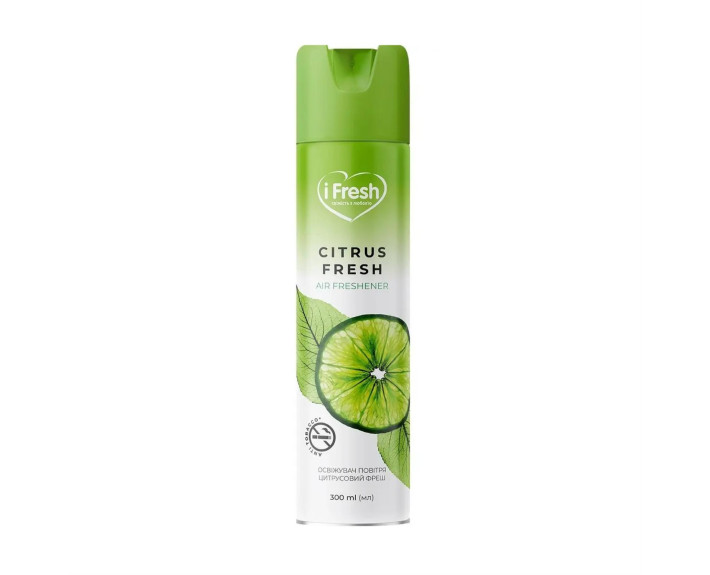 Освежитель воздуха цитрусовый фреш 300 мл iFresh