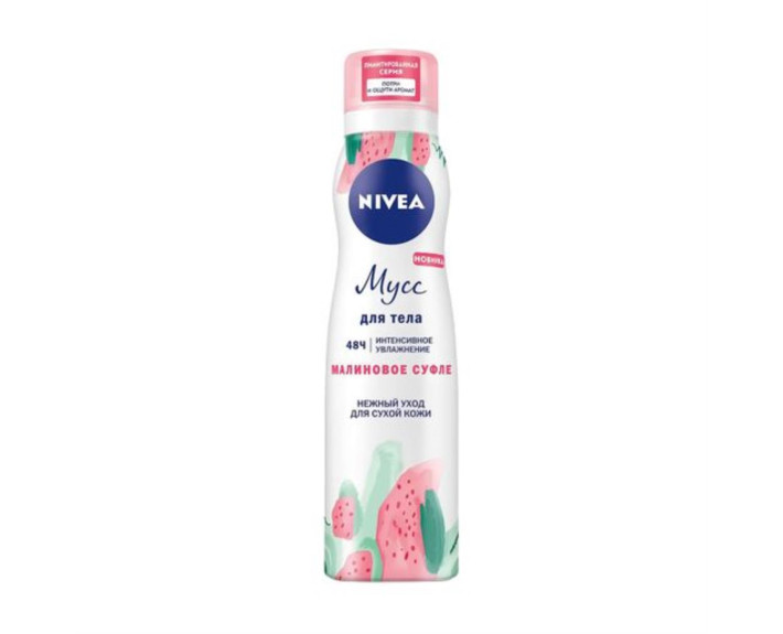 Мус для тіла малинове суфле 200 мл Nivea