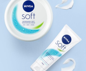 Крем зволожуючий для обличчя, рук і тіла 75 мл Nivea creme soft