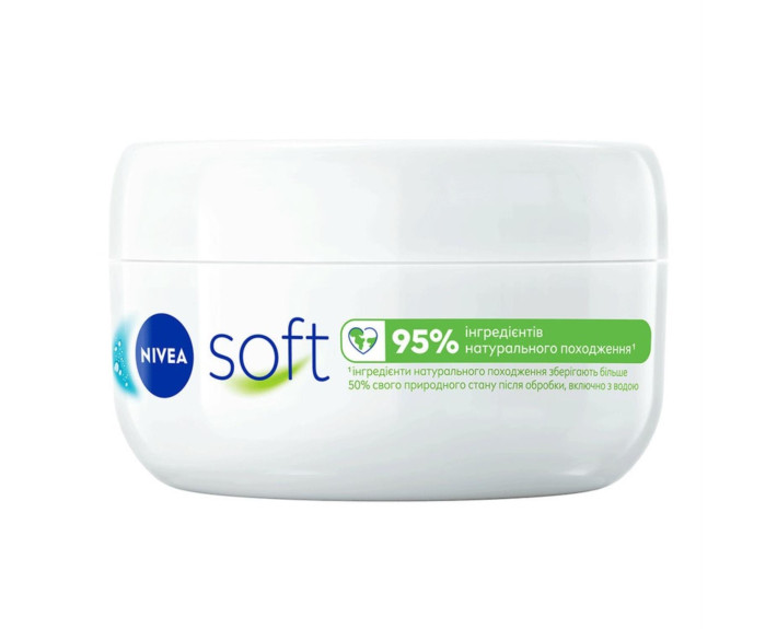 Крем зволожуючий  для обличчя, рук і тіла 100 мл Nivea creme soft інтенсив