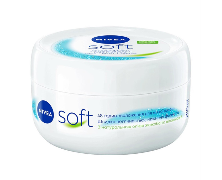 Крем зволожуючий  200 мл Nivea creme soft інтенсивн
