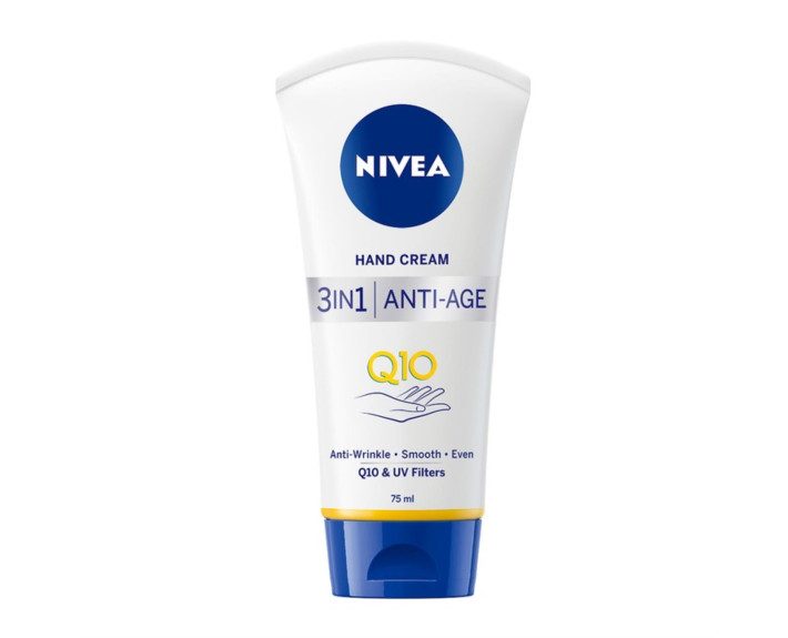 Крем для рук 3 в1 антивозрастной Q10 75 мл Nivea creme
