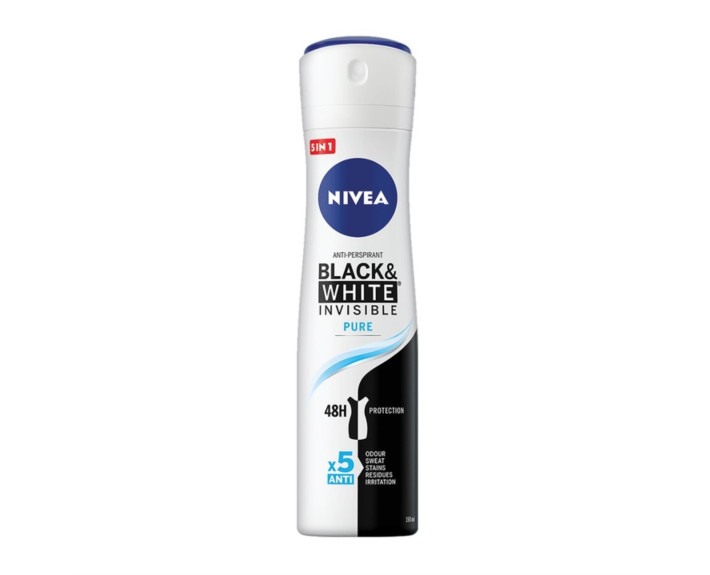 Дезодорант невидимий захист  pure д/чорн біл сп 150 мл Nivea deo