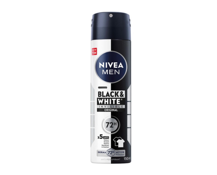 Антиперспирант черный и белый невидимый классический 150 мл Nivea deo