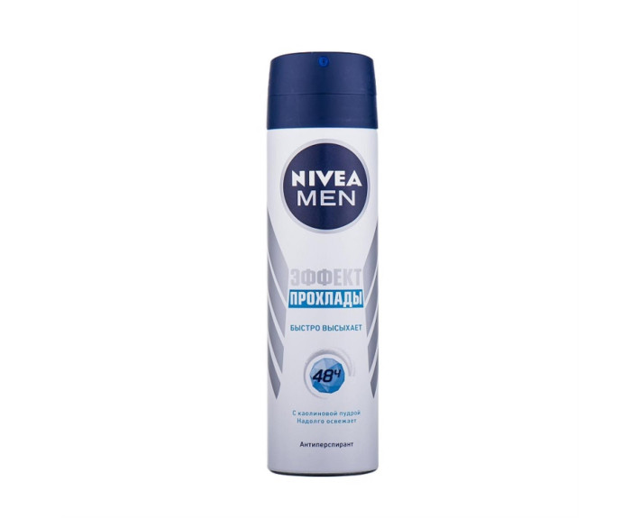 Дезодорант д/ч ефект прохол спр 150 мл Nivea deo
