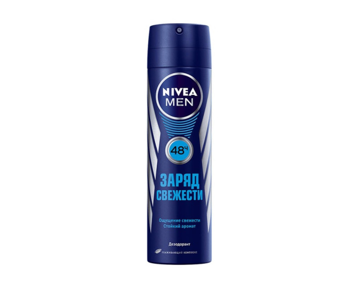 Дезодорант д/ч заряд свіжості спр 150 мл Nivea deo