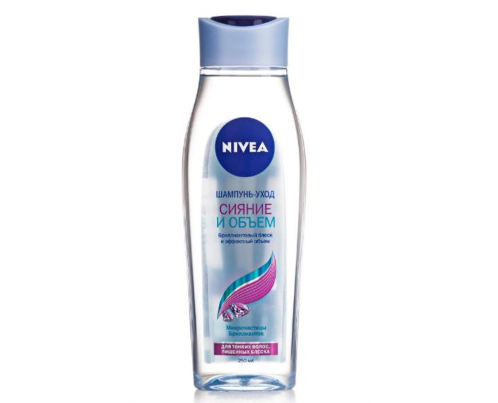 Шампунь для волосся блиск та об'єм 250 мл Nivea hair care