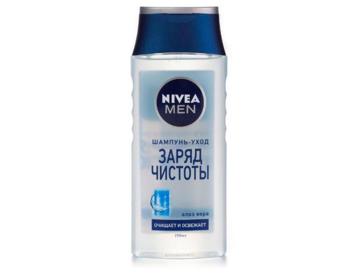 Шампунь для мужчин заряд чистоты 250 мл Nivea hair care
