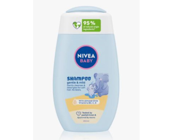 Ніжний шампунь та піна 200 мл Nivea baby