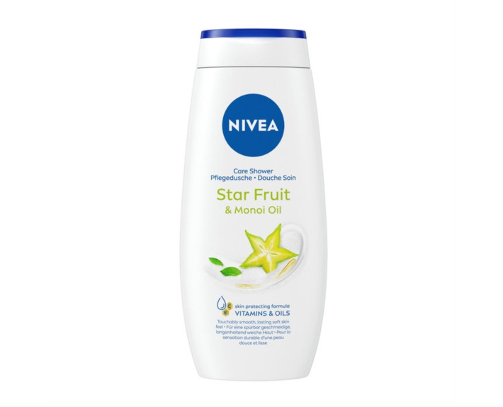 Гель-догляд для душу карамболь і олія моної 250 мл Nivea shower