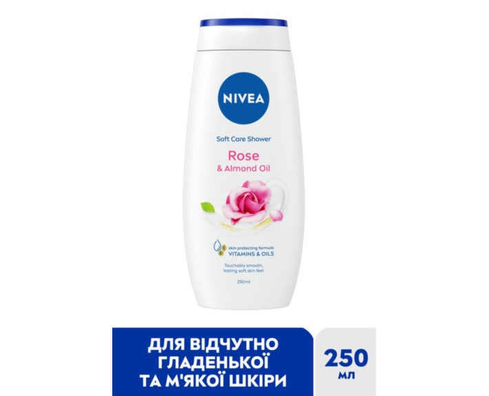 Гель для душу крем троянда 250 мл Nivea shower
