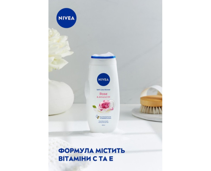 Гель для душу крем троянда 250 мл Nivea shower