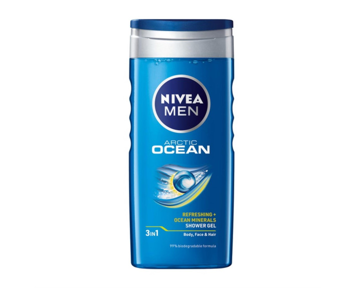 Гель для душ 3в1 д/тіл обл і вол океан 250 мл Nivea shower