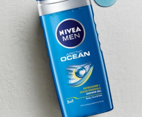 Гель для душа 3в1 для тела, волос и лица океан 250 мл Nivea shower