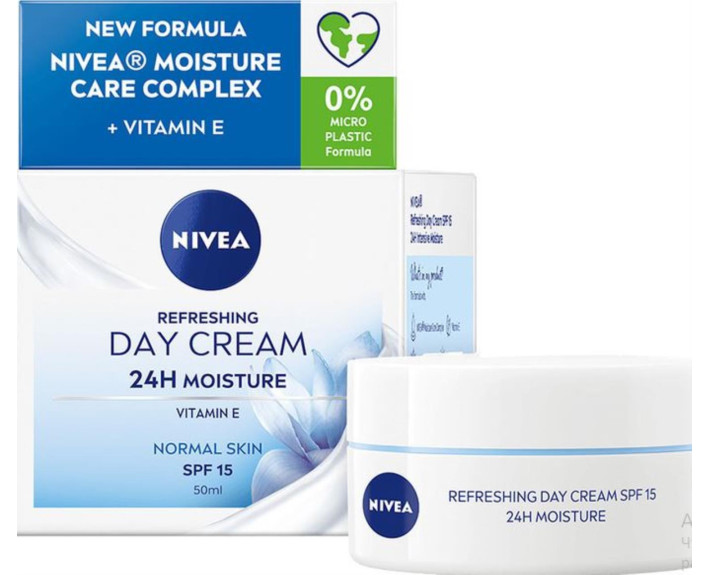 Крем денний красива шкіра 24год зв+свіж 50 мл Nivea visage