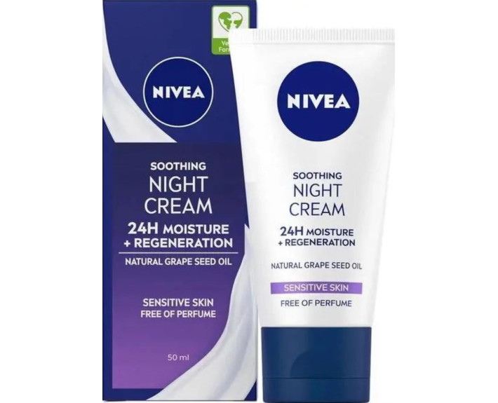 Крем нічний красива шк 24 г встан+відн 50 мл Nivea visage