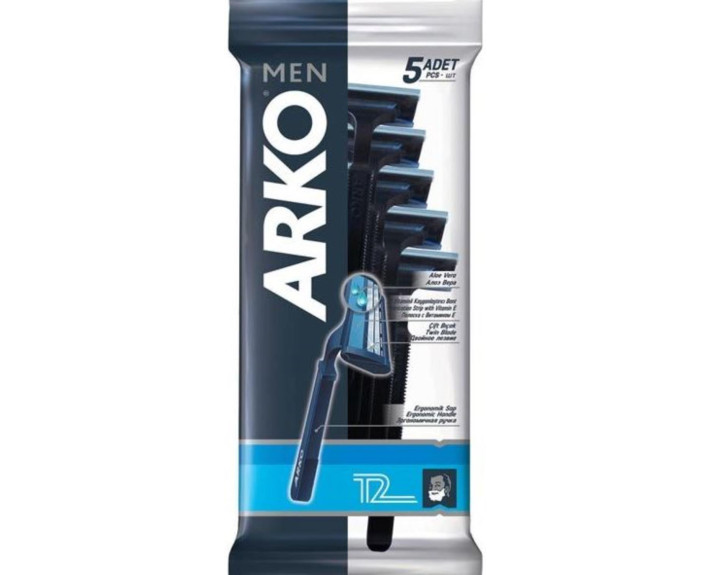 Бритва для гоління T2 pro double 5 шт Arko