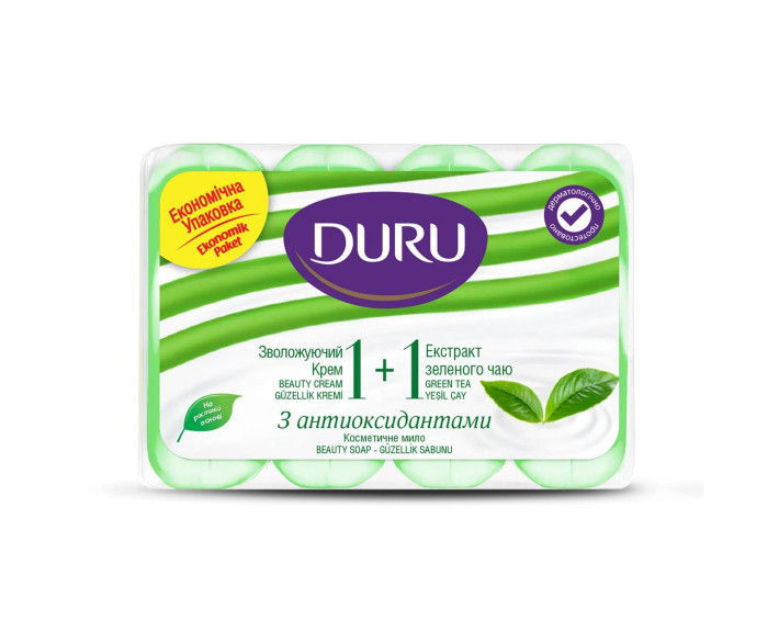 Туал мило екопак зелений чай 4*80 г 1+1 Duru