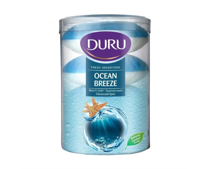 Туалетне мило екопак океан бриз 4*100 г Duru fresh sens