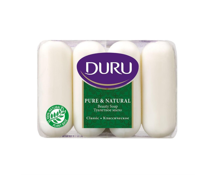 Туалетне мило екопак класичне 4*85 г Duru pure&natura