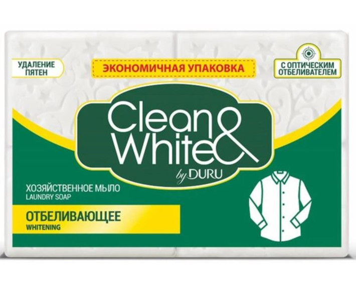 Господарське мило відбілююче 4*125 г Duru clean&white