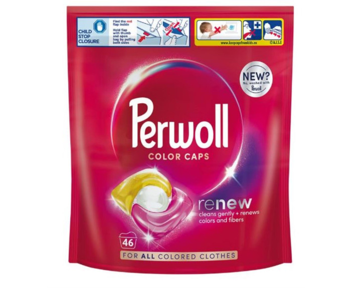Капсули для кольорових речей 42шт, PERWOLL Сербія