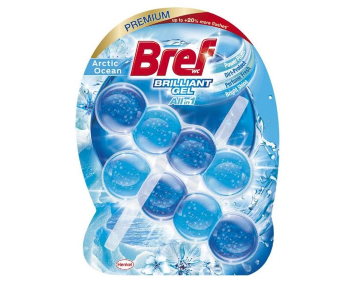 Блискучий гель Арктичний океан 42г*2, BREF