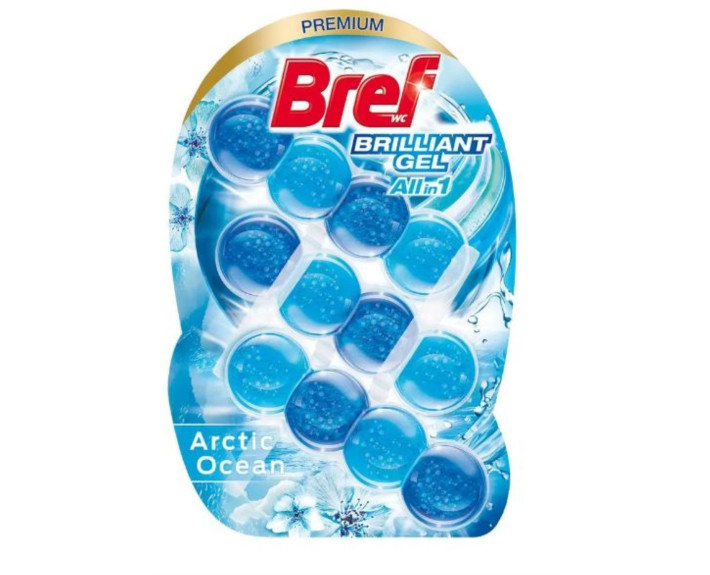 Блискучий гель Арктичний океан 42г*3, BREF