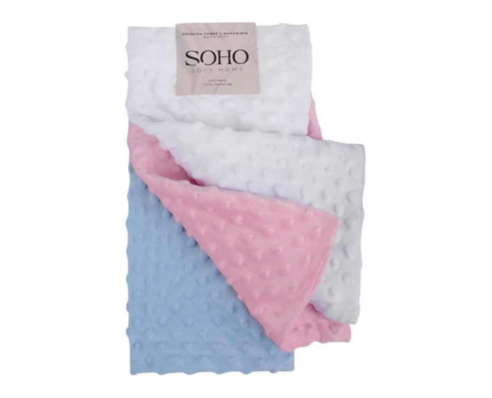 Набір серветок SOHO 34*34 см, мікрофібра, Magic dots mix, 3шт, Пакистан