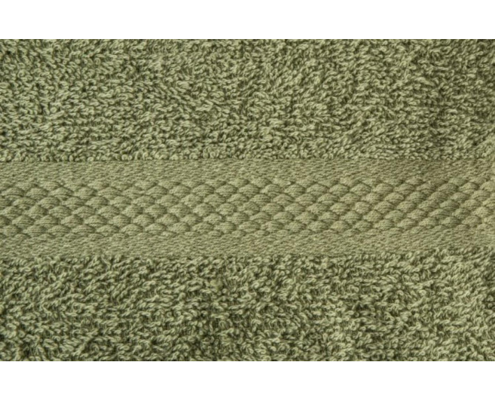 Рушник д/обличчя 50*90 см, бавовна 100%, Basic Olive, Пакистан SOHO