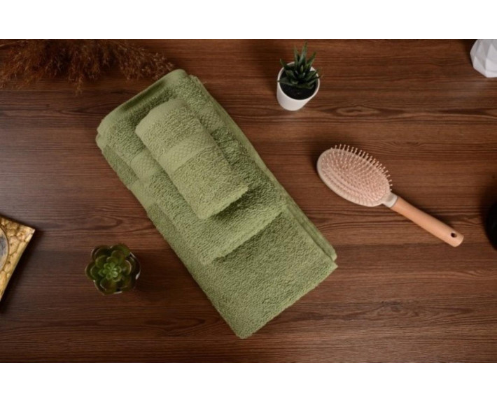 Рушник д/рук 30*50 см, бавовна 100%, Basic Olive, Пакистан  SOHO