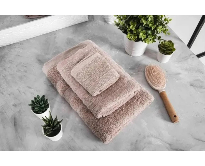 Рушник банный 50*90 см, хлопок, Basic Beige, Китай SOHO