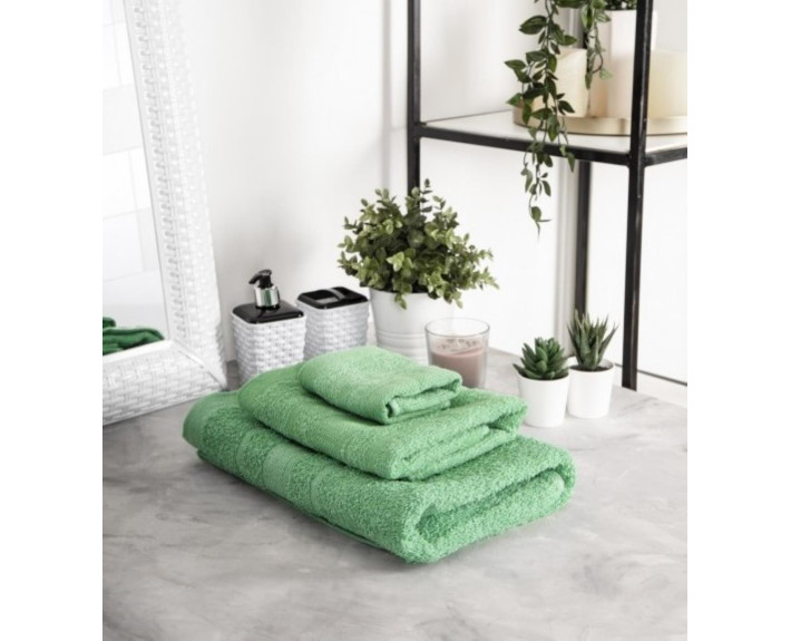 Рушник банний 50*90 см, бавовна, Basic Olive, Китай SOHO
