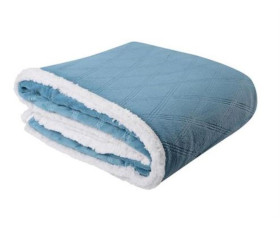 Ковдра флісова 200*220 см Plush hugs Silver blue, SOHO  Китай
