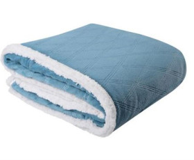 Ковдра флісова 200*220 см Plush hugs Silver blue, SOHO  Китай