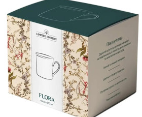 Чашка LIMITED EDITION FLORA в упаковке 310 мл, Китай