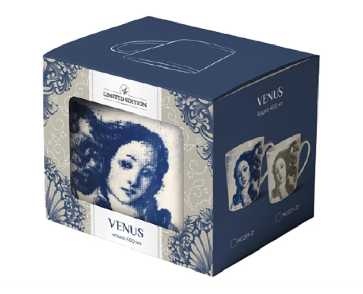 Чашка LIMITED EDITION VENUS BL в упаковке 420 мл, Китай