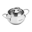 Каструля зі скляною кришкою Ardesto Black Mars, 1,1л, нержавіюча сталь